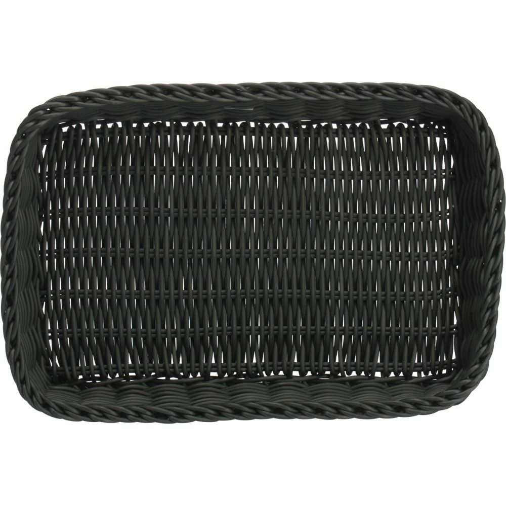 Westmark Tablett eckig, 30 x 20 x 5 cm, schwarz