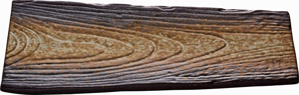 PLAYGROUND Platte flach eckig 28x16 cm - TERRA