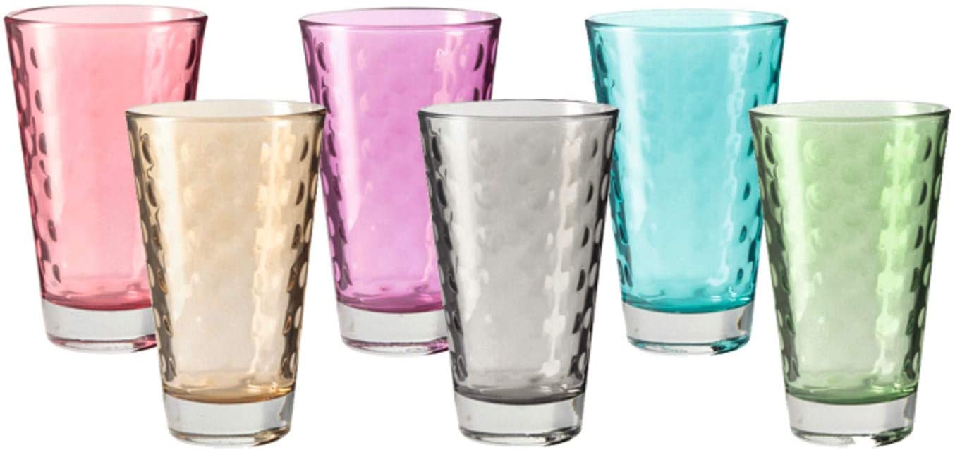 Leonardo Optic 6er Gläser Set farbig