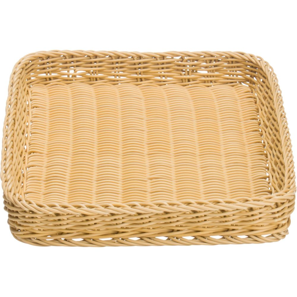 Westmark Tablett eckig, 40 x 30 x 5 cm, hellbeige