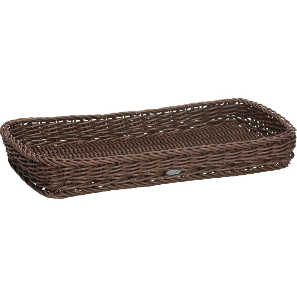 Westmark Tablett eckig, 40 x 20 x 5 cm, braun