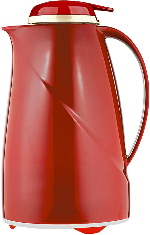 Isolierkanne Wave Maxi mit DT 1,5 l rot - Wave Push -