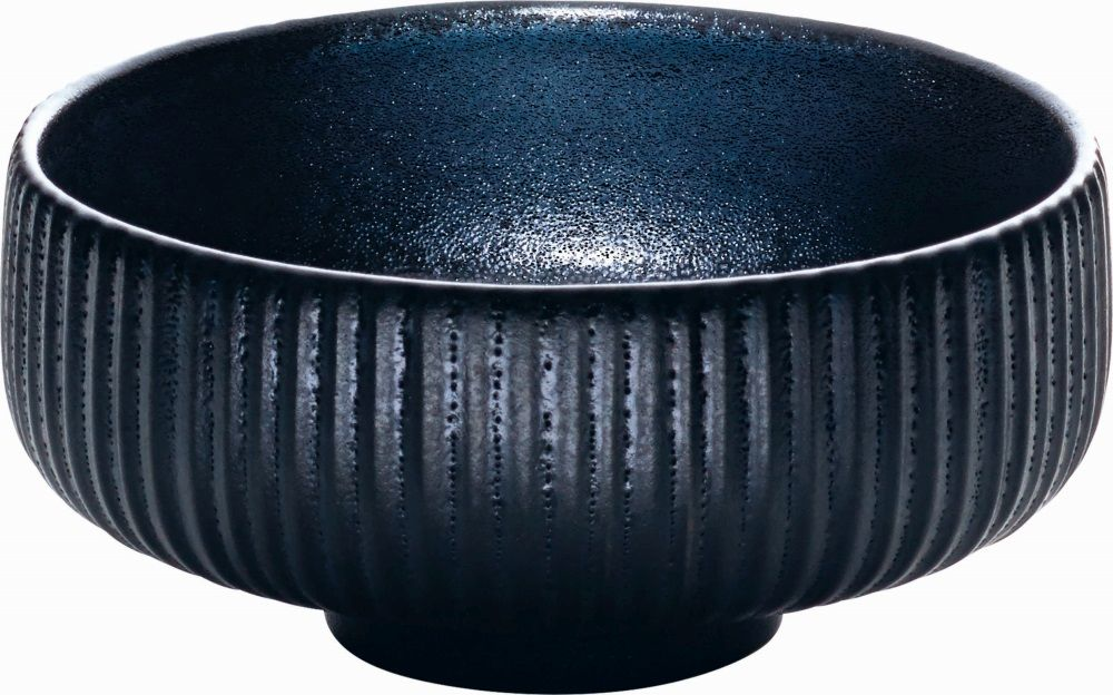 PLAYGROUND Bowl mit Relief 21 cm - NARA  schwarz/black