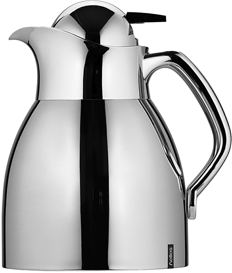 Edelstahl-Isolierkanne 0,6 l Drucktaste - Helios Rondo Push -