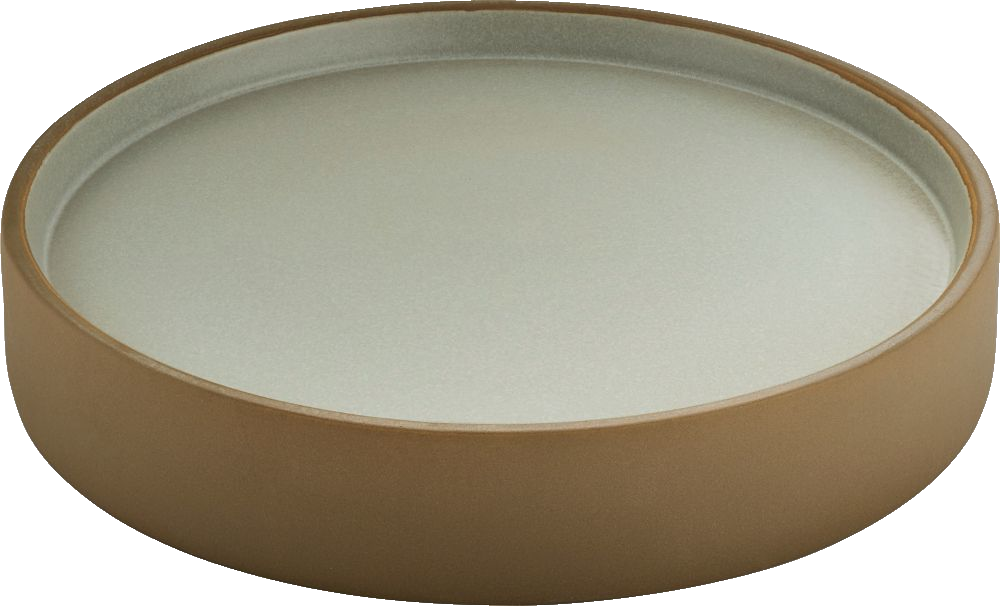 PLAYGROUND Teller flach/tief 24cm - 2in1  beige/grau beige/grey