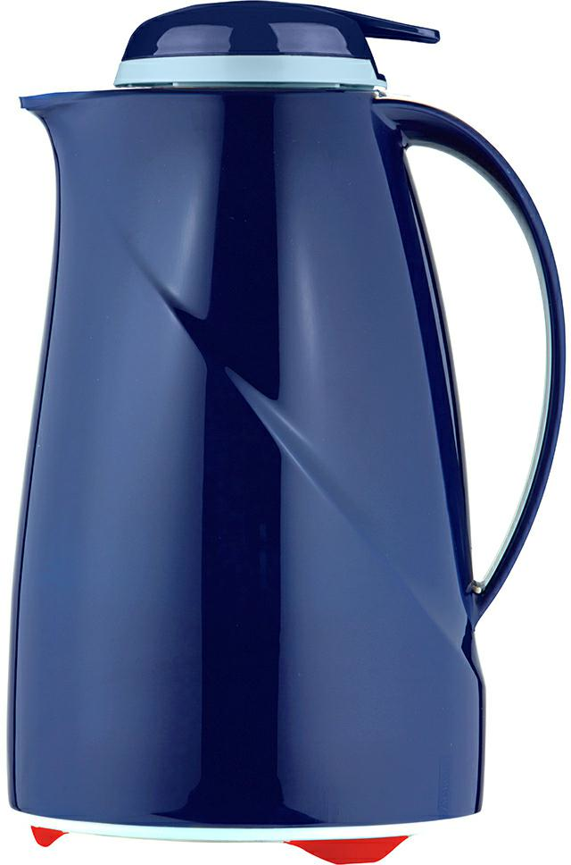 Isolierkanne Wave Maxi mit DT 1,5 l blau - Wave Push -