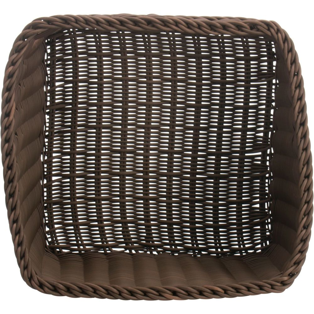 Westmark Präsentationskorb, 40 x 40 x 16/27 cm, braun