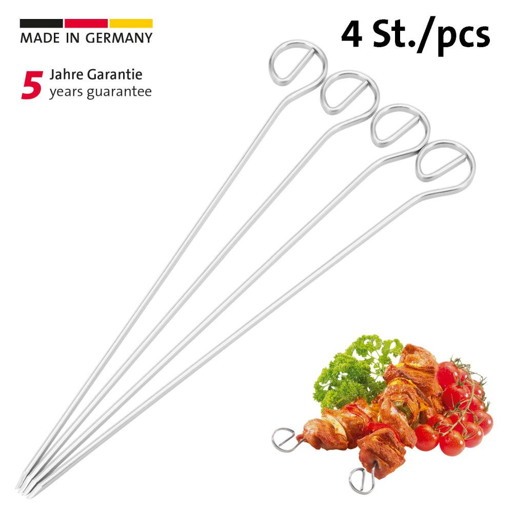 Westmark 4 Schaschlikspieße, 21 cm