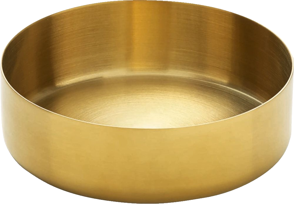 PLAYGROUND Bowl goldfarben mittel 10cm PVD coated