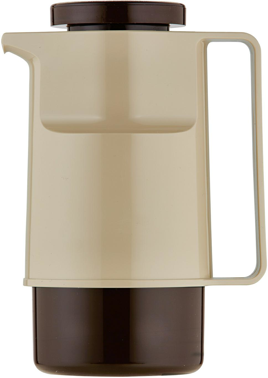 Isolierkanne 1,0 l beige-braun - Helios Service -