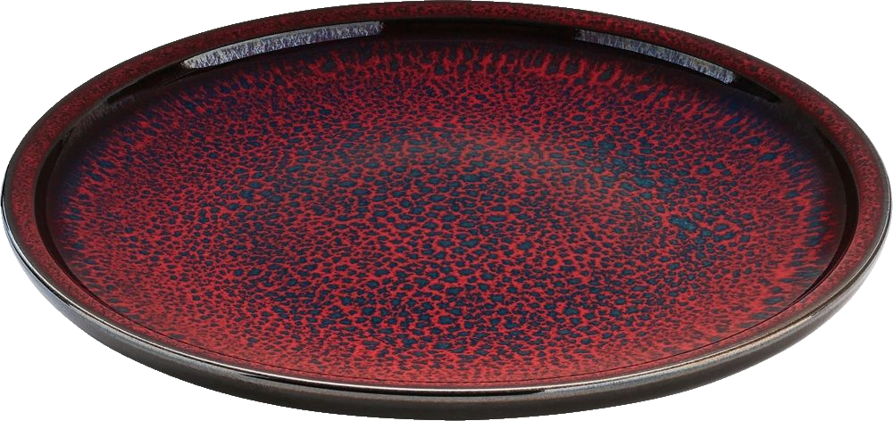 PLAYGROUND Teller flach coup rund 15cm - GLOW