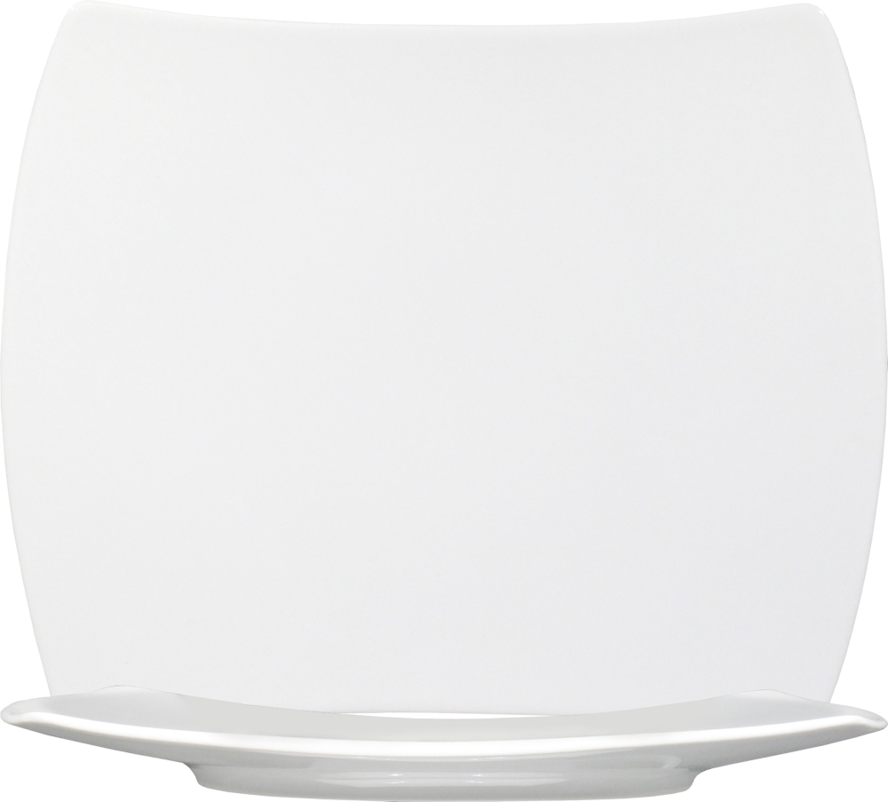 Tokio White Rechteckteller flach 31x26cm *