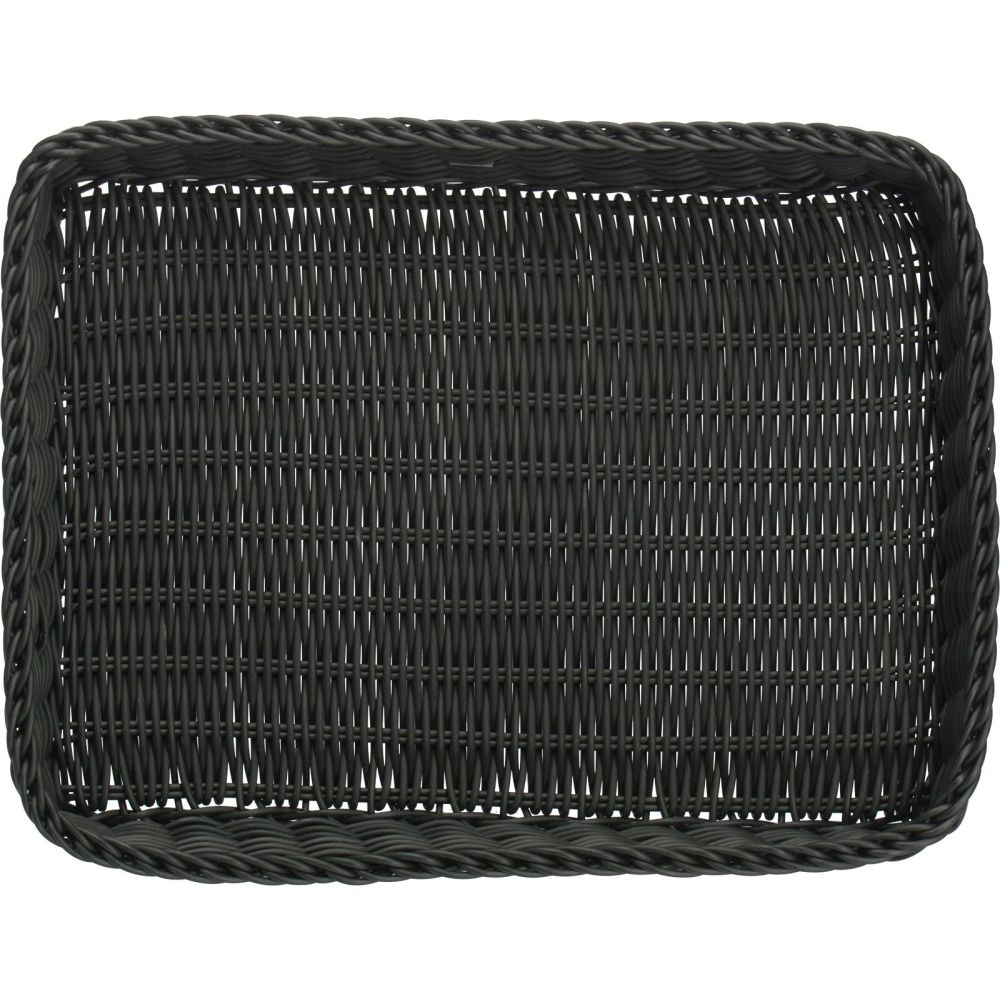 Westmark Tablett eckig, 40 x 30 x 5 cm, schwarz