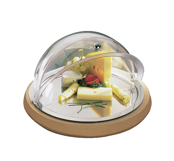 Kühltablett -TOP FRESH RUND- Ø 48 cm, H: 6 cm , Edelstahl