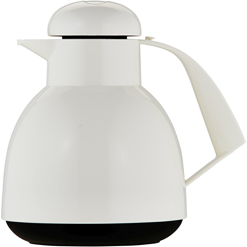 Isolierkanne mit DT 1,0 l weiß - Helios Day Push -