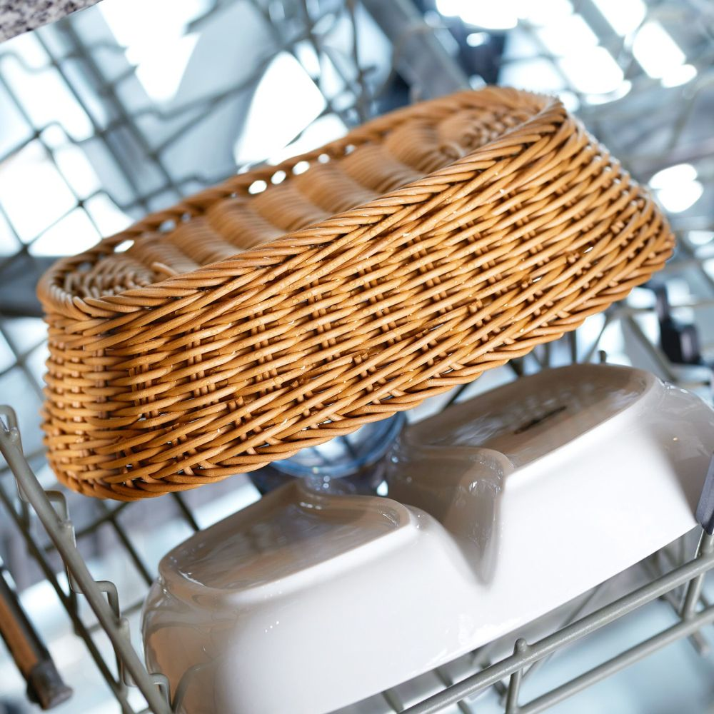 Westmark Kor, rechteckig mit Metall-rahmen, 40 x 30 x 13 cm, hellbeige