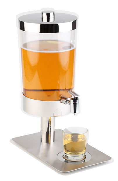 Saftdispenser -SUNDAY- 21 x 35 cm, H: 48 cm , Edelstahl