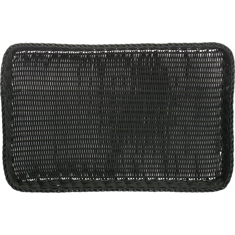 Westmark Tablett eckig, 60 x 40 x 5 cm, schwarz