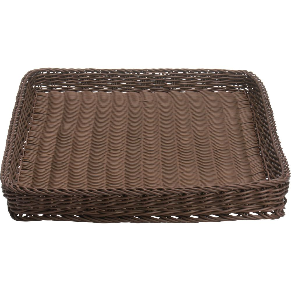 Westmark Tablett eckig, 60 x 40 x 5 cm, braun