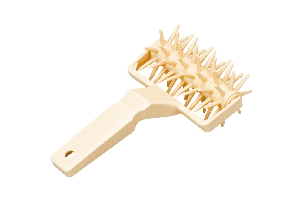 Schneider Stipprolle 120 mm breit mit verstärktem Kunststoffgriff elfenbein