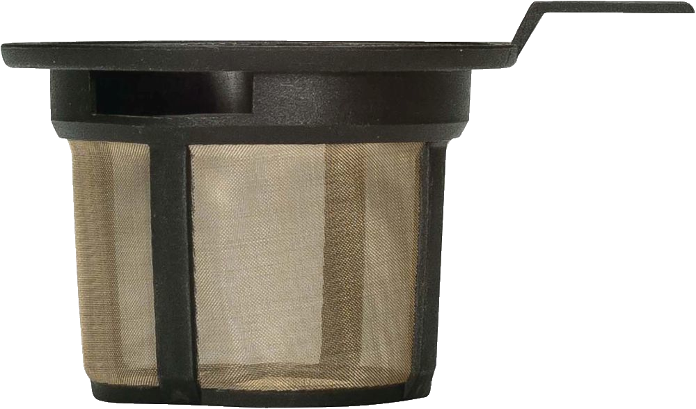 Bauscher purity classic - Teesieb schwarz  m. Clipphalter