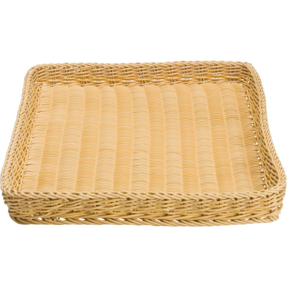 Westmark Tablett eckig, 60 x 40 x 5 cm, hellbeige