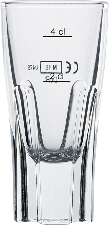 Iso 40 Shot Glass 2+4cl /-/ *