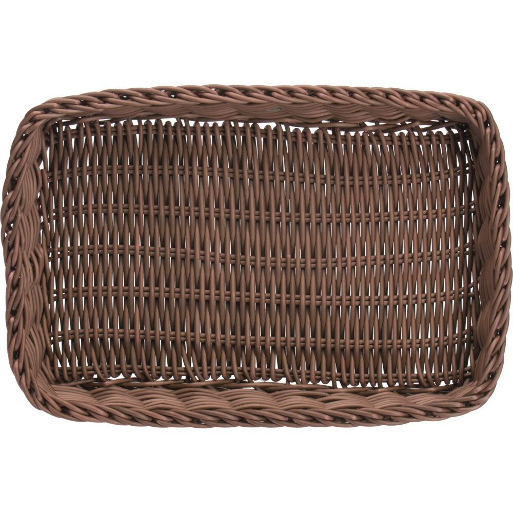 Westmark Tablett eckig, 30 x 20 x 5 cm, braun