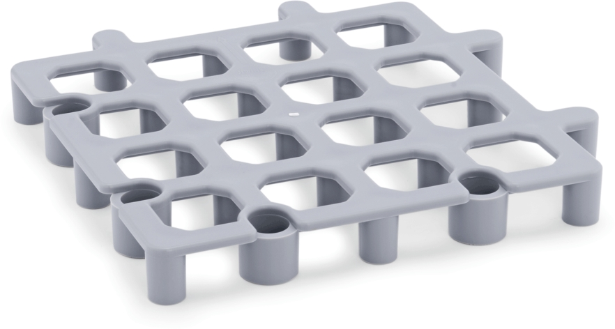 Floor Rack System, Klick-System, 33 x 33 x 4 cm, Polypropylen