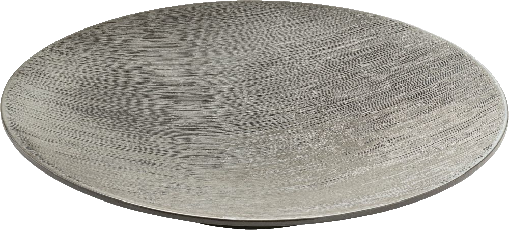 PLAYGROUND Teller tief coup rund 22cm -  BRUSH grau/grey