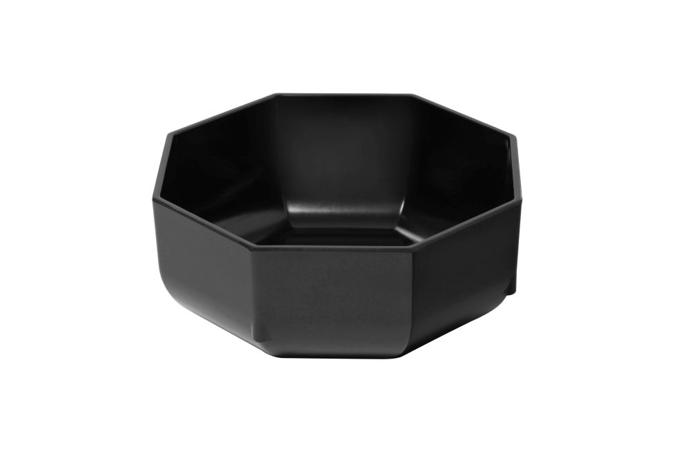 WACA Schüssel achteckig 3000 ml schwarz