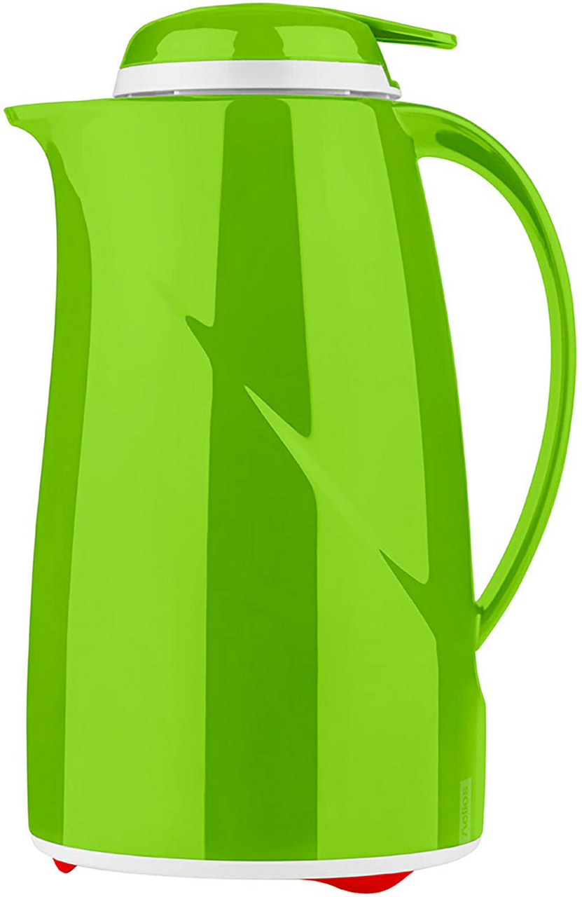 Isolierkanne Wave mit DT 1,0 l kiwi - Helios Wave Push -