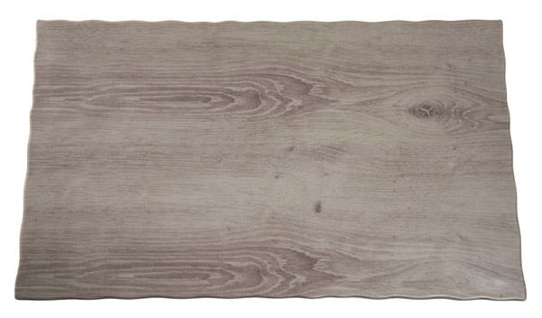GN 1/1 Tablett -DRIFTWOOD- 53 x 32,5 cm, H: 1,5 cm , Grau