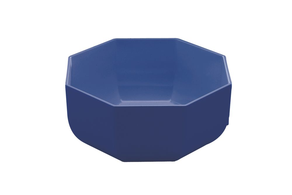 WACA Schüssel achteckig 3000 ml blau
