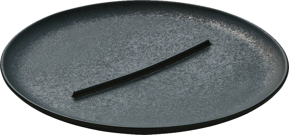 PLAYGROUND Teller flach rund ein Steg 28cm 