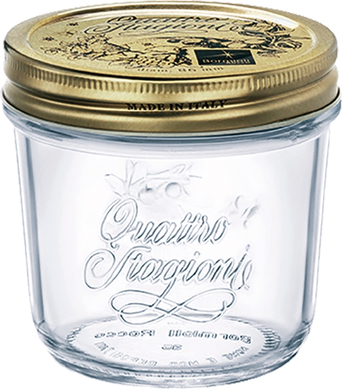Quattro Stagioni Einmachglas 20cl m. Deckel *