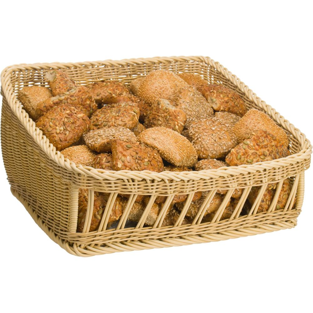 Westmark Präsentationskorb, ca. 50 x 50 x16/27 cm, hellbeige