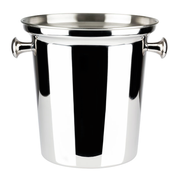 Wein- / Sektkühler Ø 21,5 cm, H: 22 cm , Edelstahl