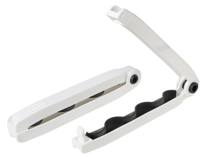 Beutelklammer 24 cm, weiß twixit! Mega