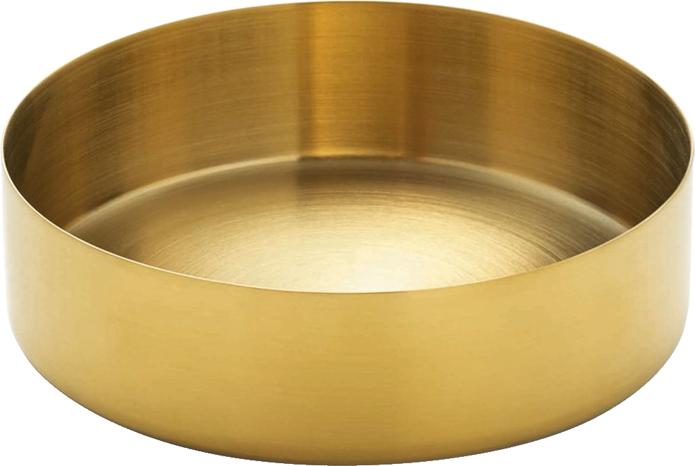PLAYGROUND Bowl goldfarben groß 13cm PVD coated