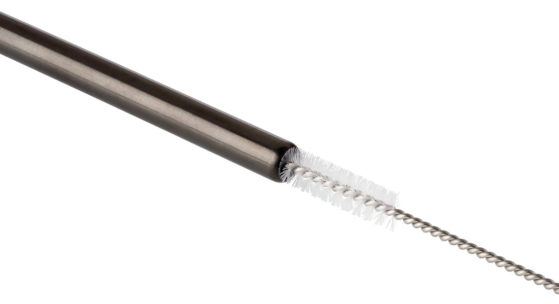 Ersatzbürste Ø 8 mm, Länge: 20 cm , Edelstahl