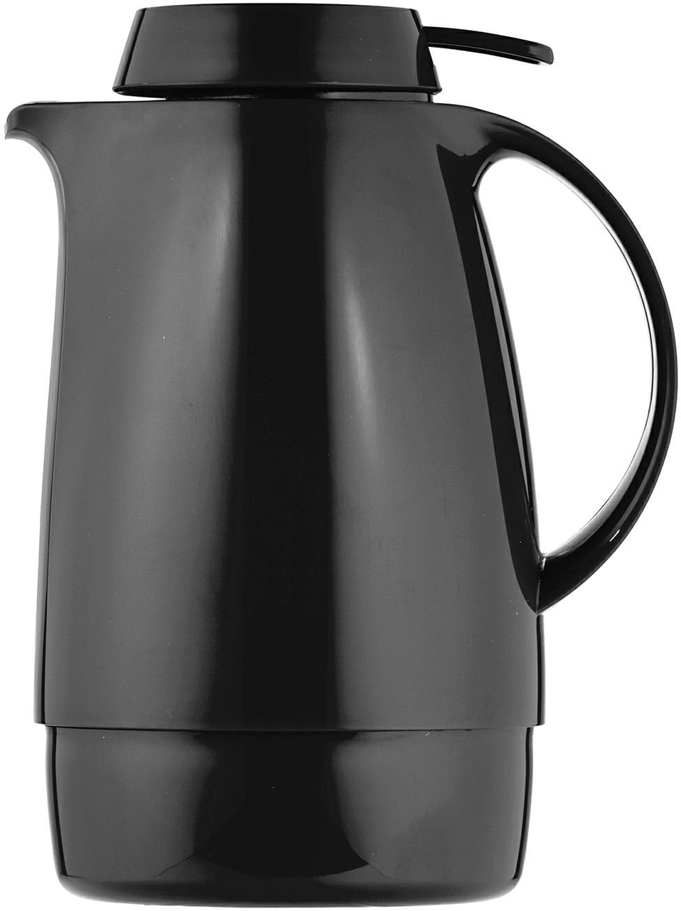 Isolierkanne 0,6 l schwarz - Helios Servitherm -