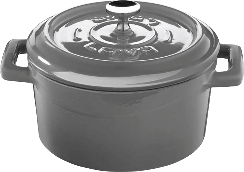 PLAYGROUND Cocotte rund mit Deckel, emailliert  10 cm - COCOTTEN