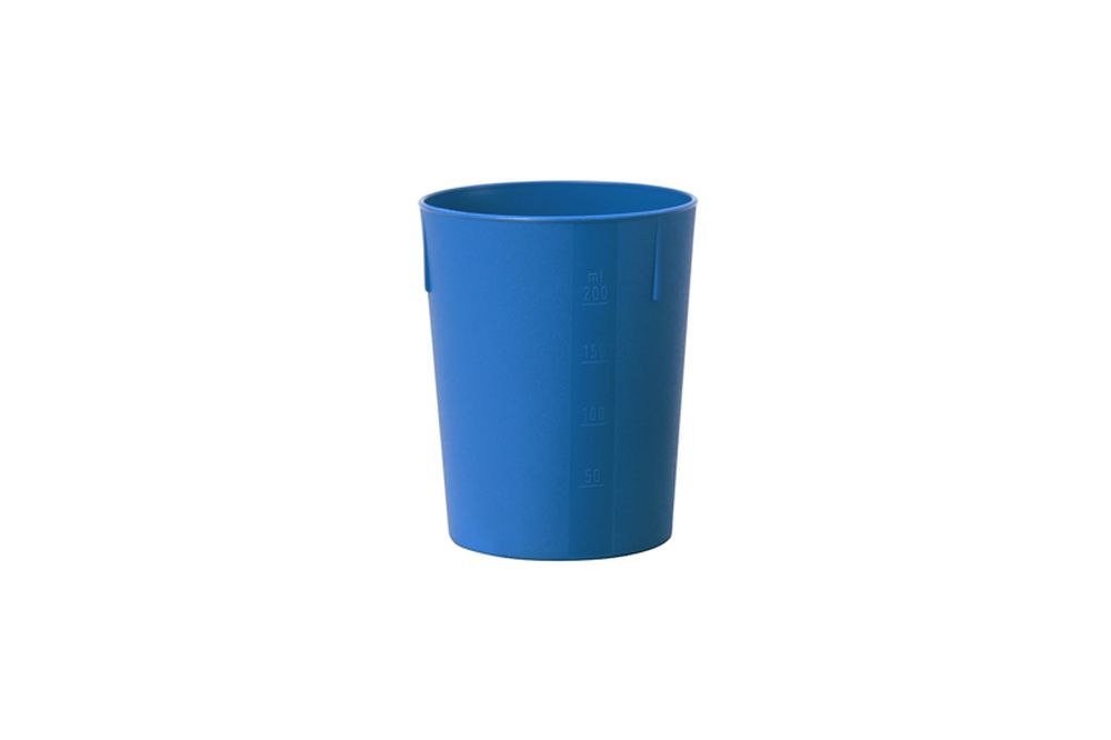 WACA Trinkbecher PP 250ml blau