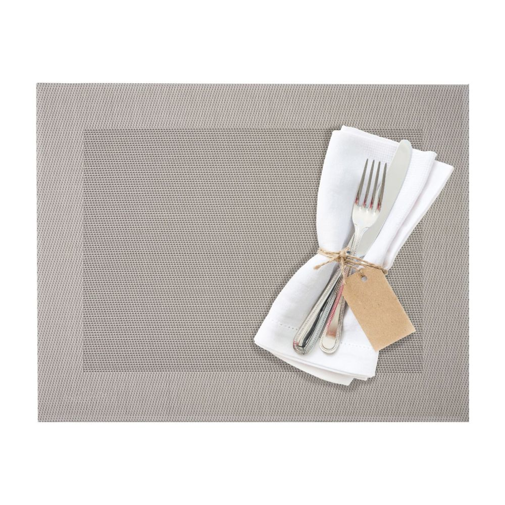 Westmark Tischset »Home«, 42 x 32 cm, taupe hell
