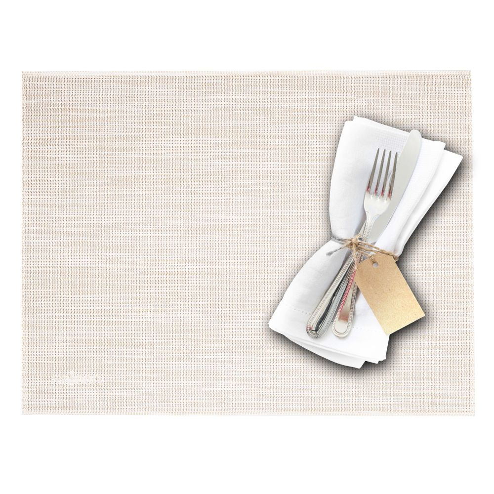 Westmark Tischset »Uni«, 42 x 32 cm,  beige/weiss meliert