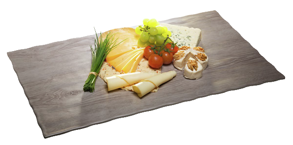 GN 1/1 Tablett -DRIFTWOOD- 53 x 32,5 cm, H: 1,5 cm , Grau