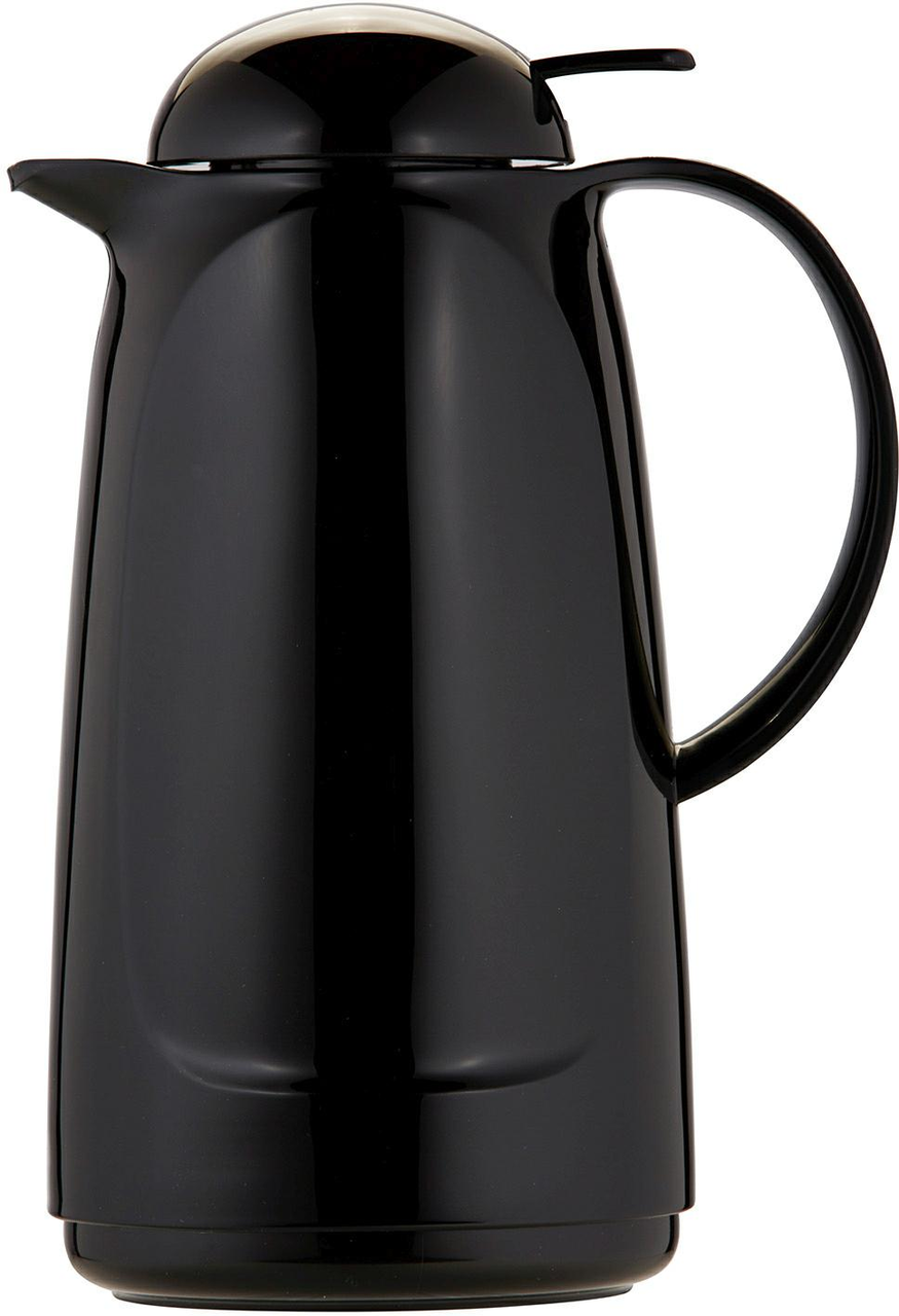 Isolierkanne 1,0 l schwarz - Helios Relax Push -