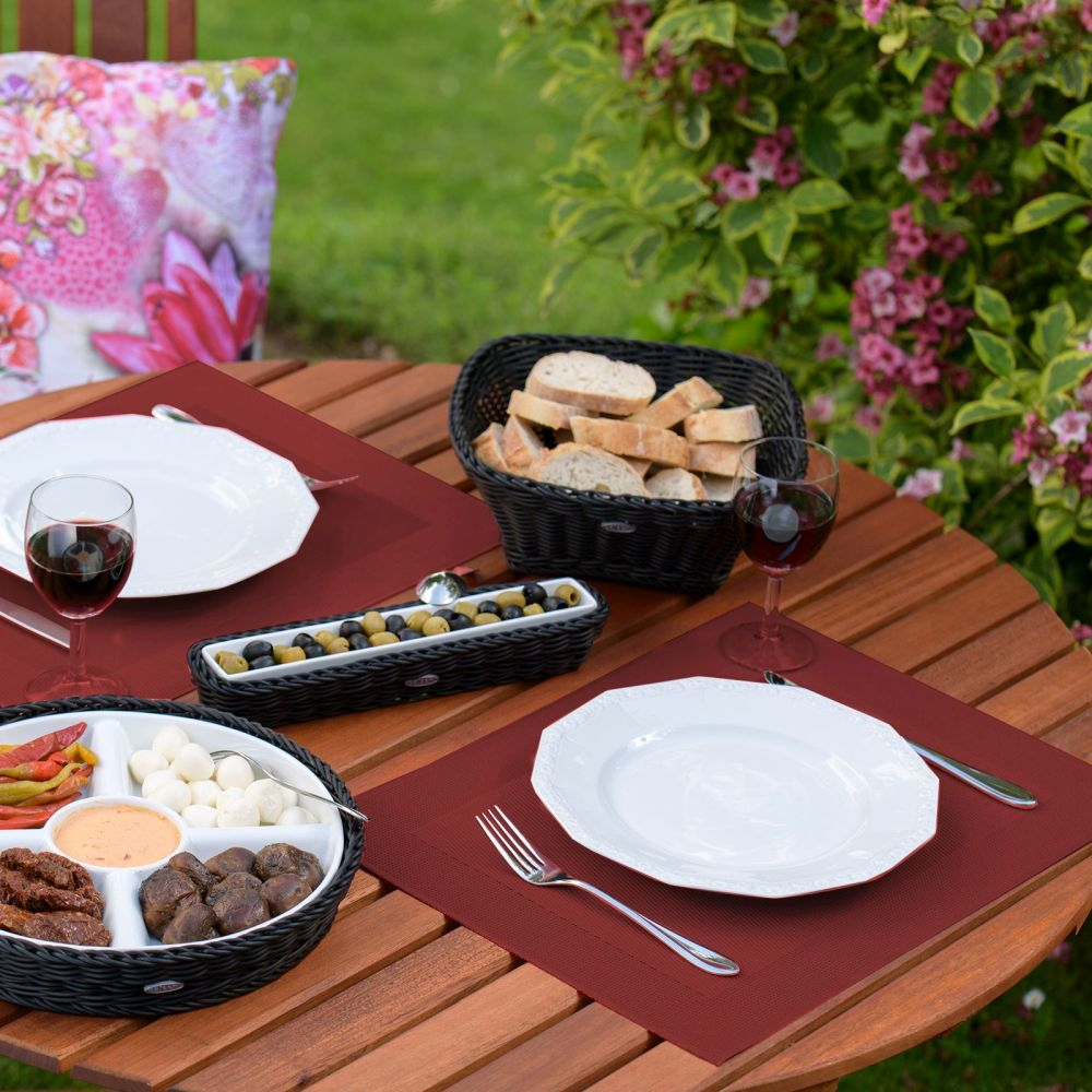 Westmark Tischset »Home«,  42 x 32 cm, dunkelrot