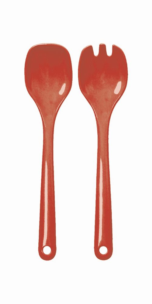 WACA Salatbesteck rot